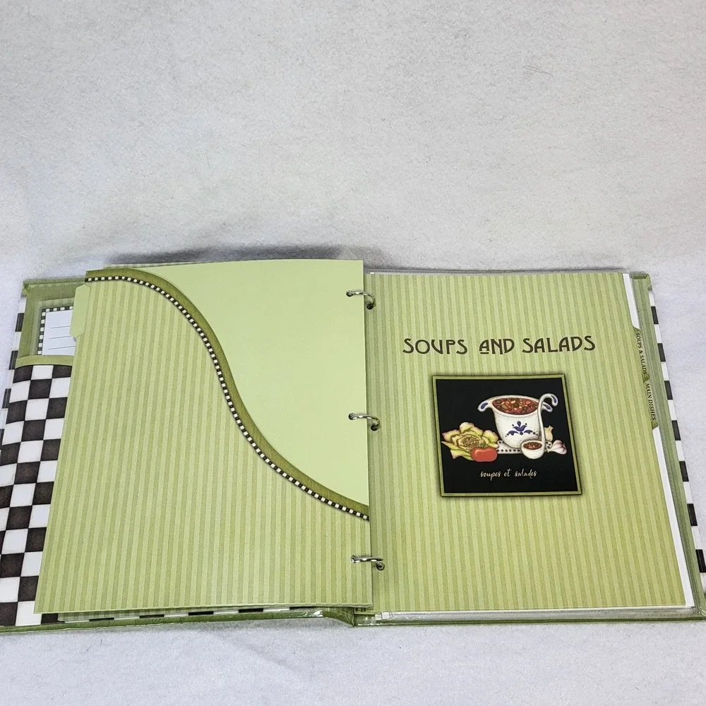 La Cuisine Recipe Keeper Binder New Seasons‎ French Kitchen Organizer